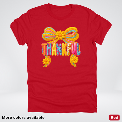 Thankful Crochet Style Fall - T-Shirt
