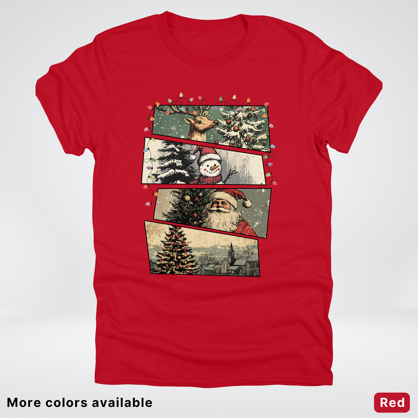 Retro Holiday Collage - T-Shirt