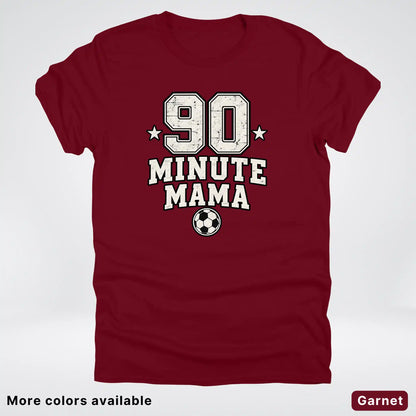 90 Minute Mama – Vintage Soccer Mom – T-Shirt