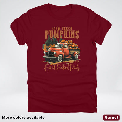 Farm Fresh Pumpkins Hand Picked Daily T-Shirt