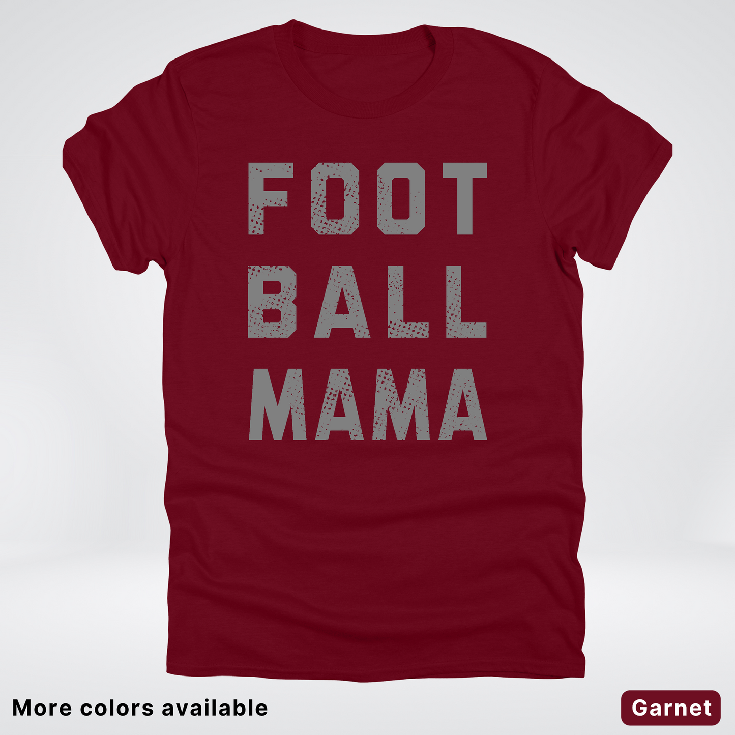 Football Mama Distressed - Gray Design 02 - T-Shirt