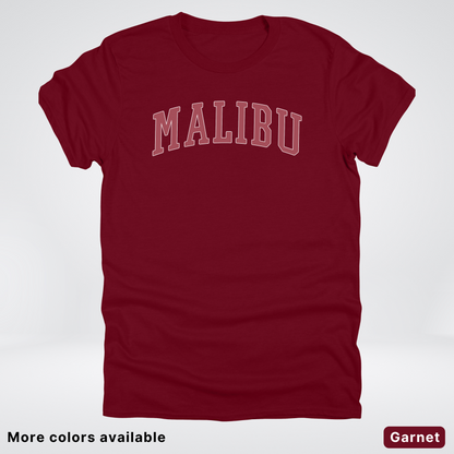 Malibu Destination - Red Design - T-Shirt