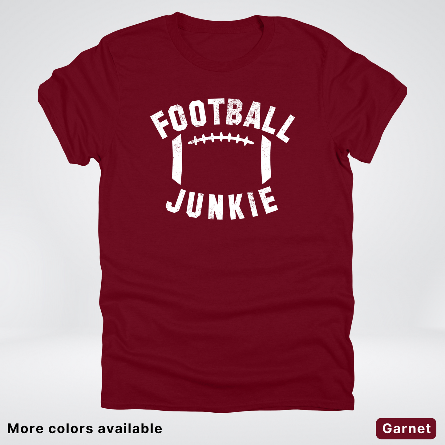 Football Junkie – White Design - T-Shirt