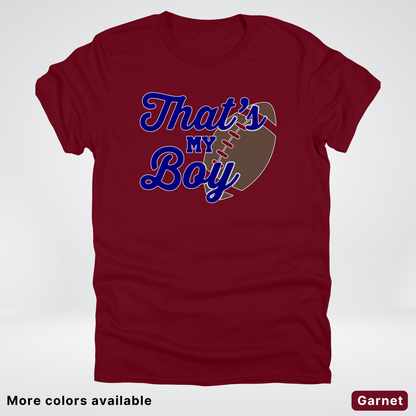 That's My Boy - Navy Design - Football - T-Shirt