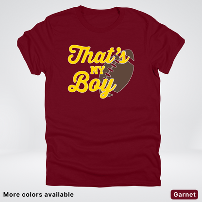 That's My Boy - Gold Design - Football - T-Shirt