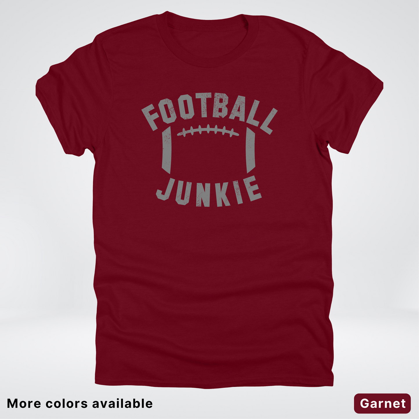 Football Junkie – Gray Design - T-Shirt