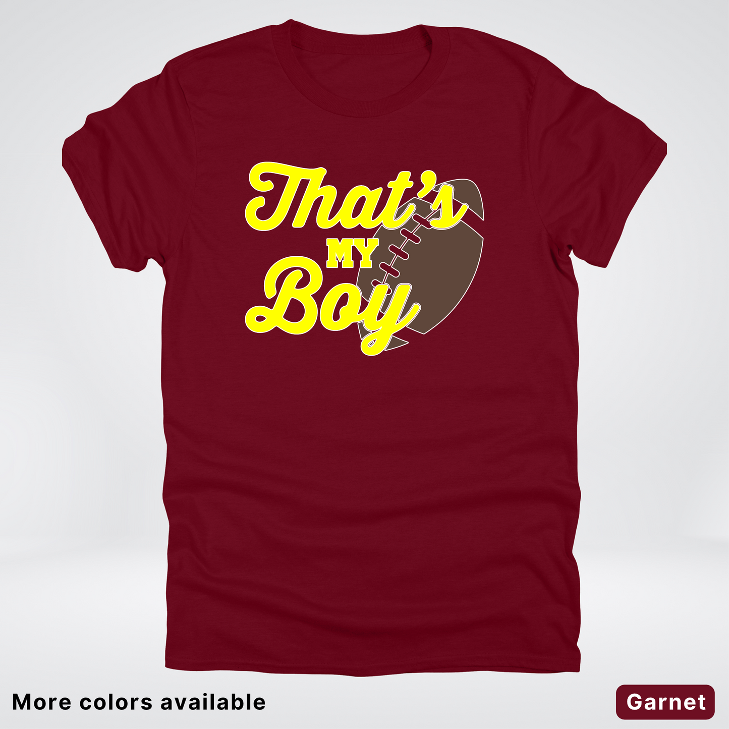 That's My Boy - Yellow Design - Football - T-Shirt
