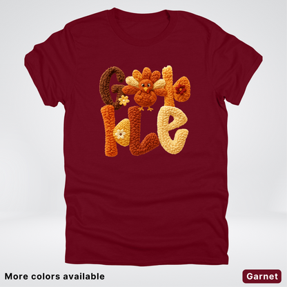 Gobble Crochet Turkey - T-Shirts