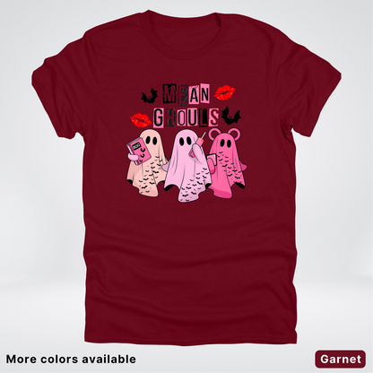 Mean Ghouls Pink Ghosts - T-Shirt
