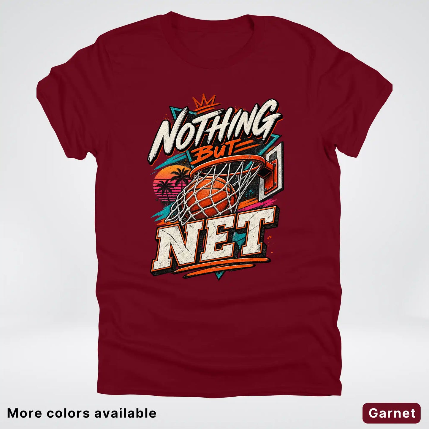 Nothing But Net – Retro Basketball T-Shirt