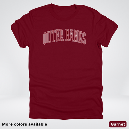 Outer Banks Destination - Red Design - T-Shirt
