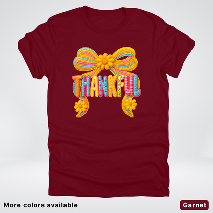 Thankful Crochet Style Fall - T-Shirt