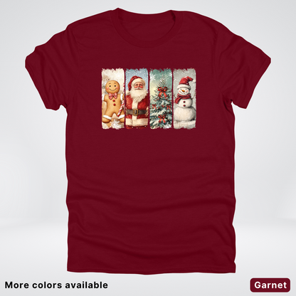Vintage Christmas Quartet - T-Shirt