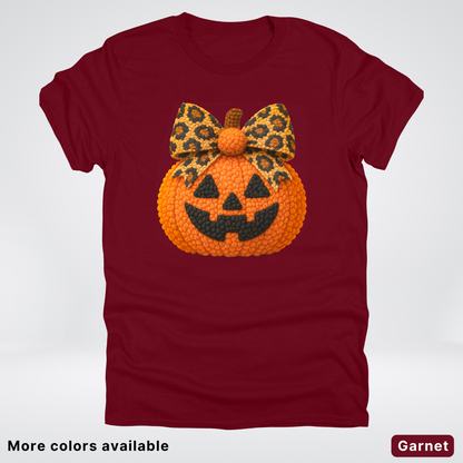 Coquette Crochet Pumpkin - T-Shirt