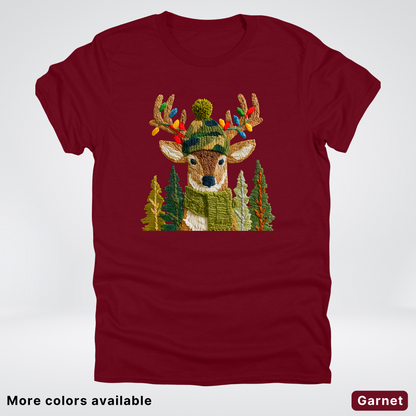 Ornament Antler Reindeer Hook Yard Faux - T-Shirt