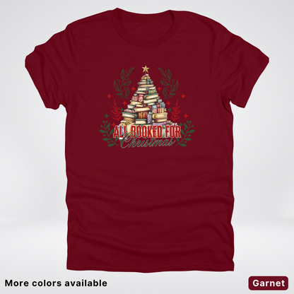 All Booked For Christmas - T-Shirt