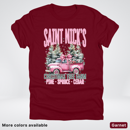 Saint Nick's Christmas Tree Farm - T-Shirt