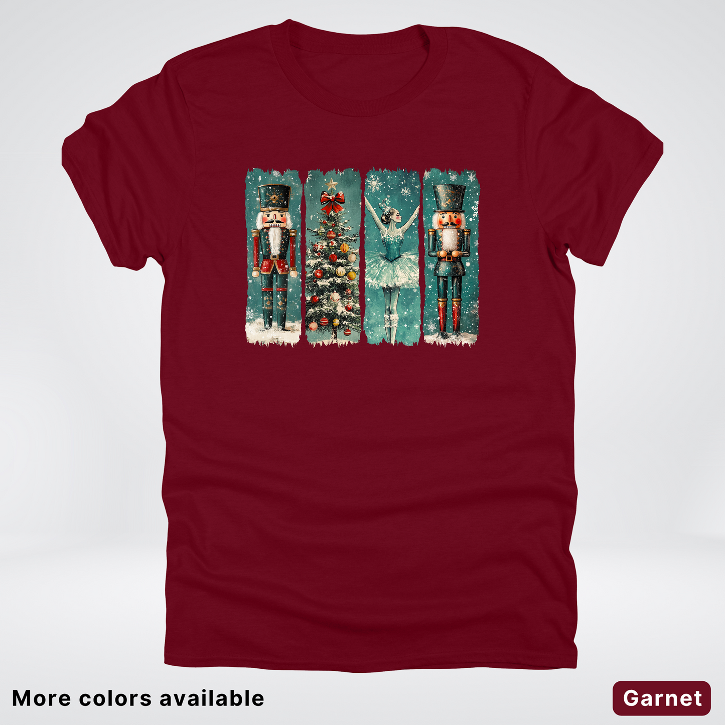 Vintage Nutcracker Ballet Panel - T-Shirt