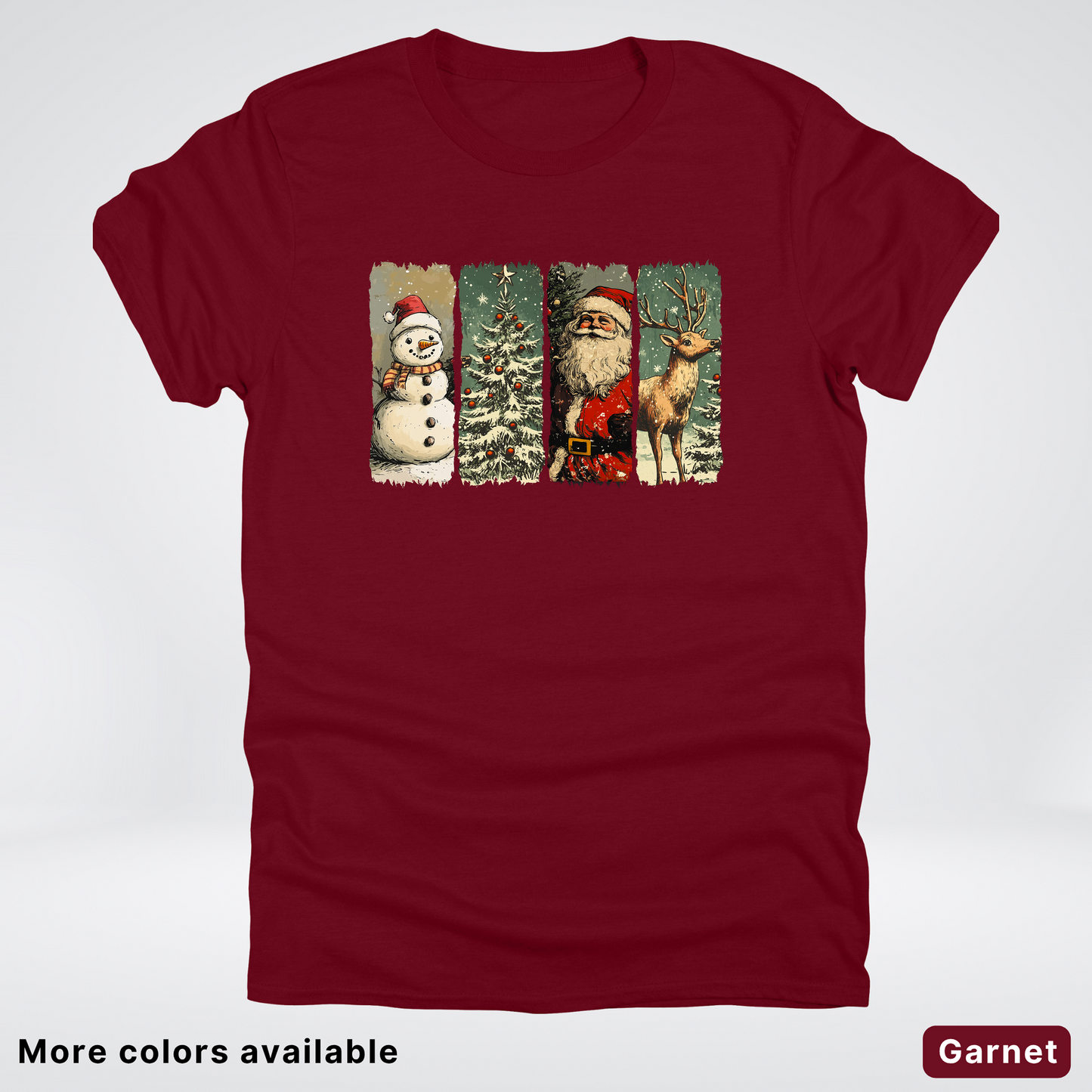 Classic Christmas Strip Art - T-Shirt