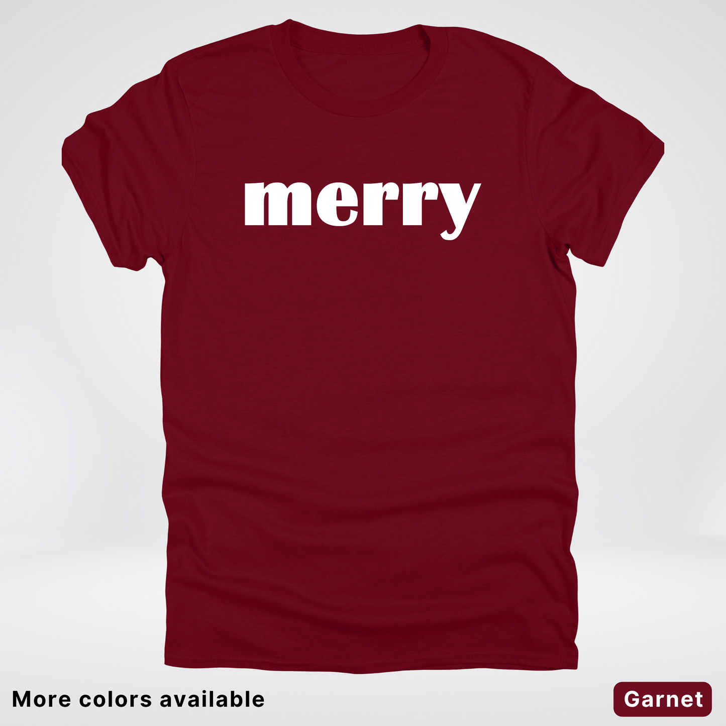 Merry - White Design - T-Shirt