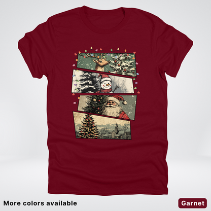 Retro Holiday Collage - T-Shirt