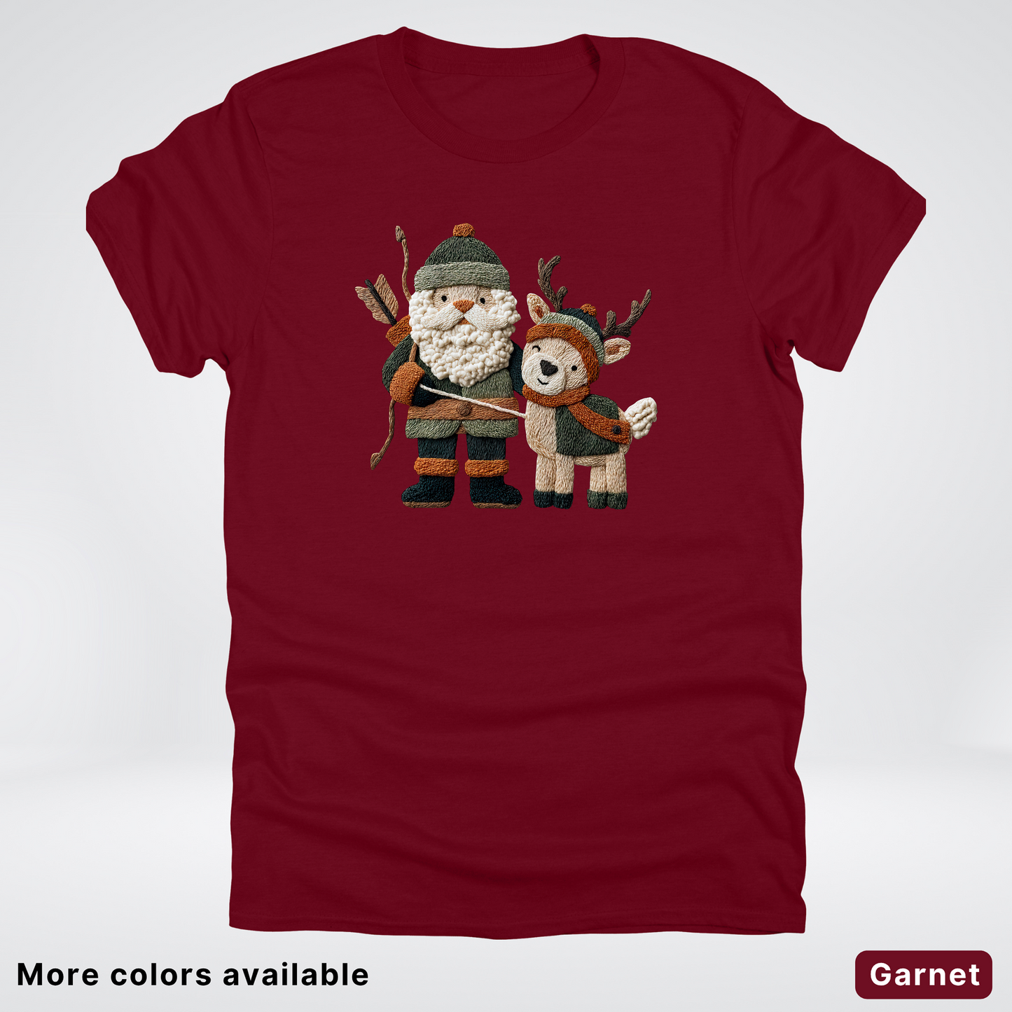 Hook Yard Faux Woodland Christmas Duo - T-Shirt