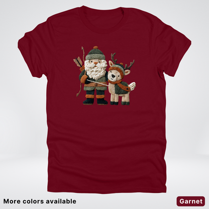 Hook Yard Faux Woodland Christmas Duo - T-Shirt