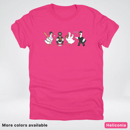 Baseball Goose Squad – Funny Baseball Goose Graphic T-Shirt