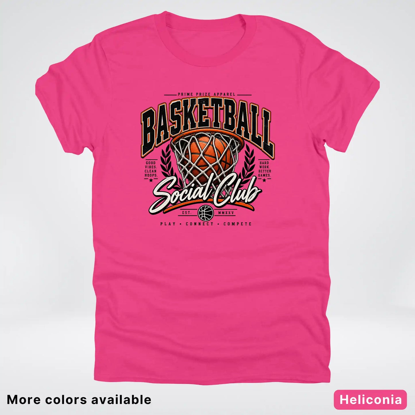 Basketball Social Club – Vintage Court T-Shirt