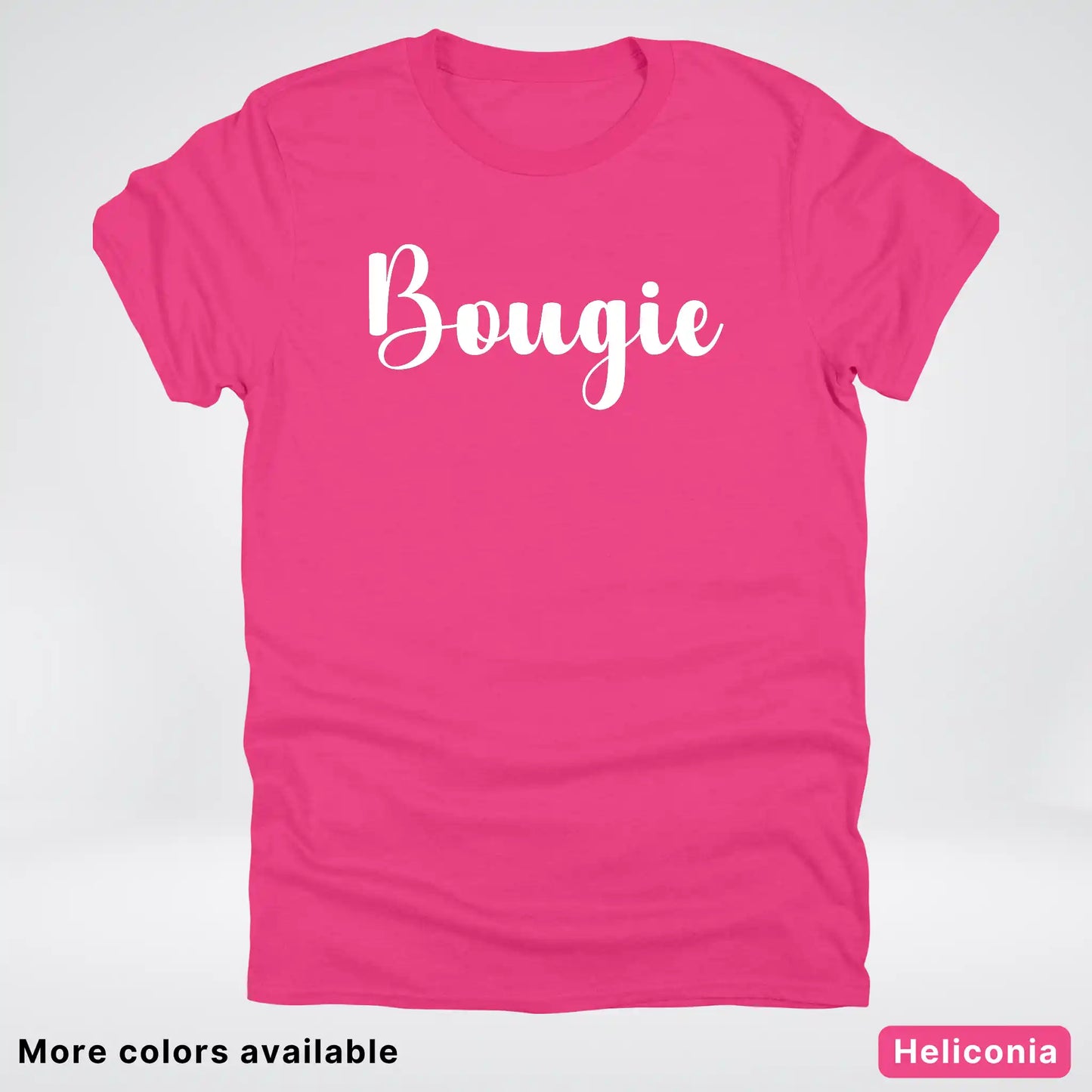 Bougie - White Design T-Shirt