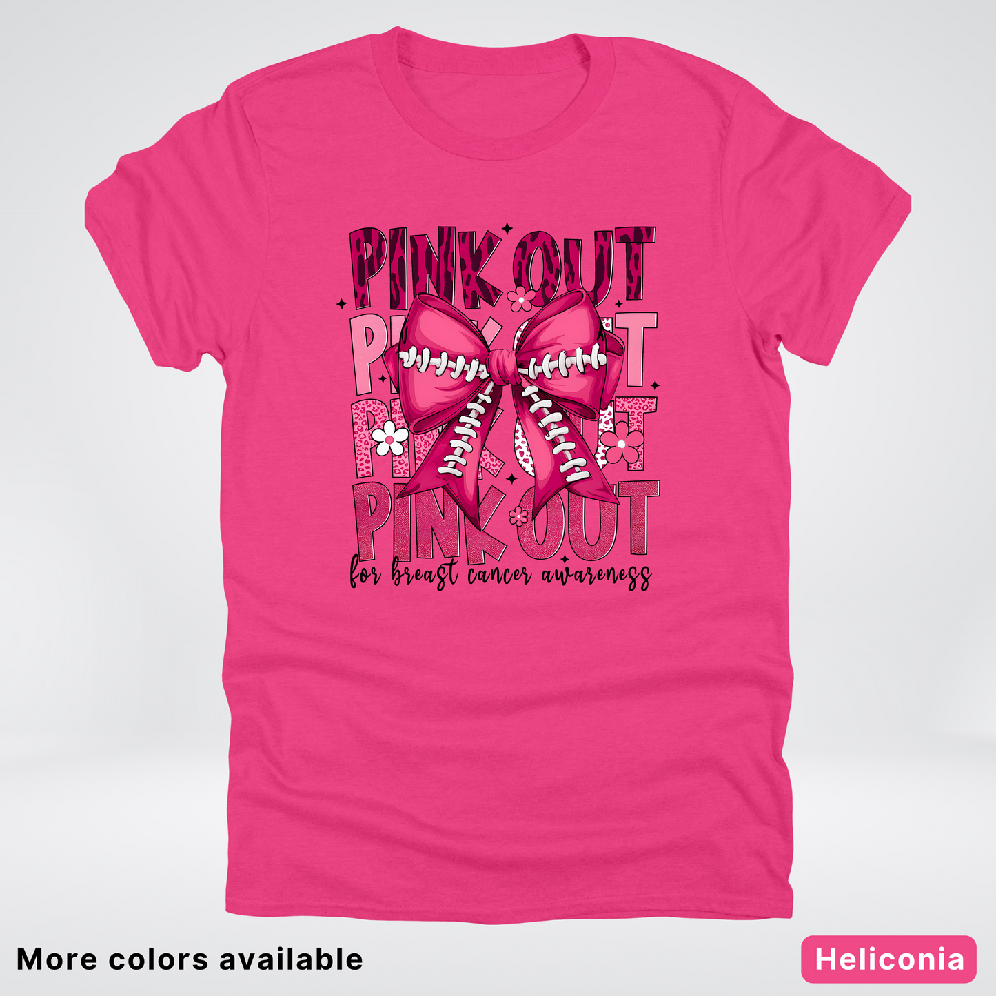 Coquette Football Laced Pink Out - T-Shirt