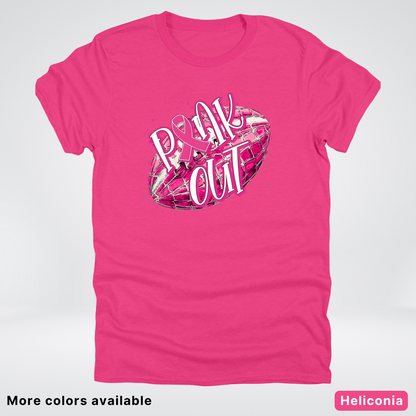 Pink Out Football Splatter - T-Shirt