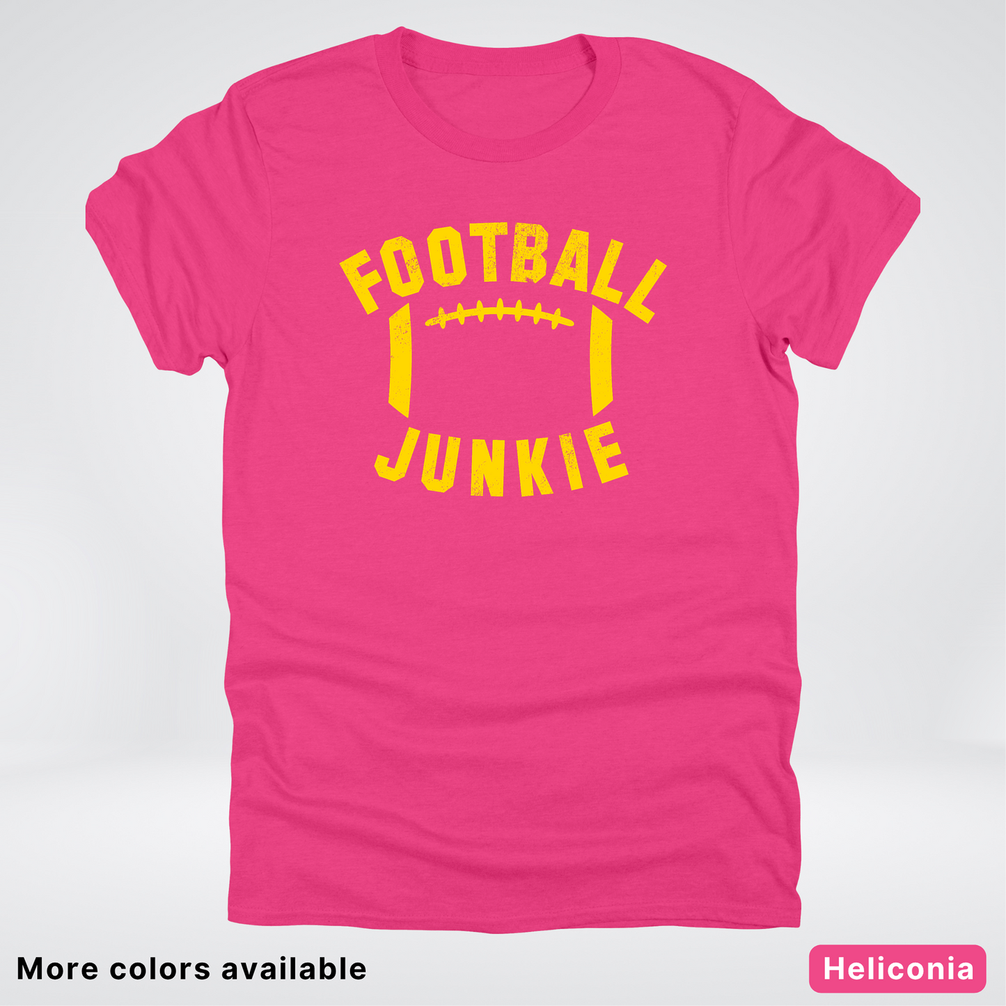 Football Junkie – Gold Design - T-Shirt