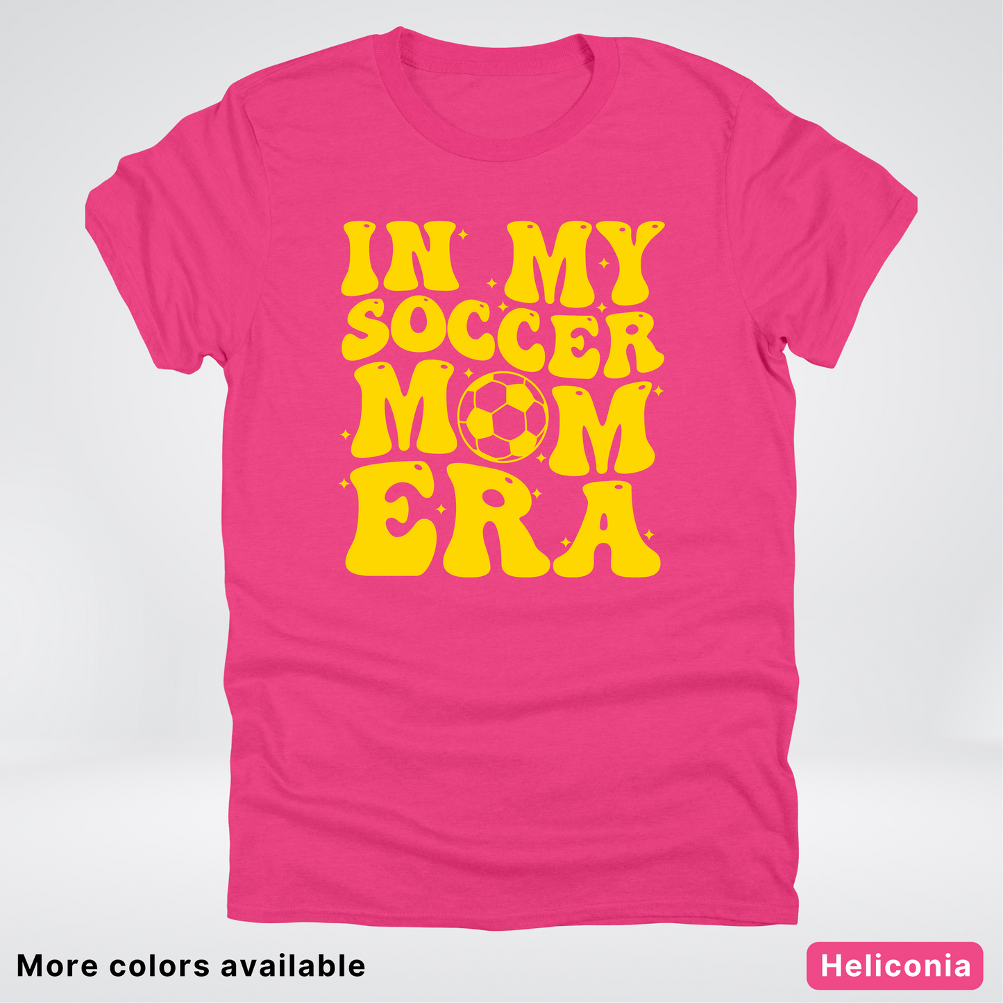 In My Soccer Mom Era – Gold Design - T-Shirt