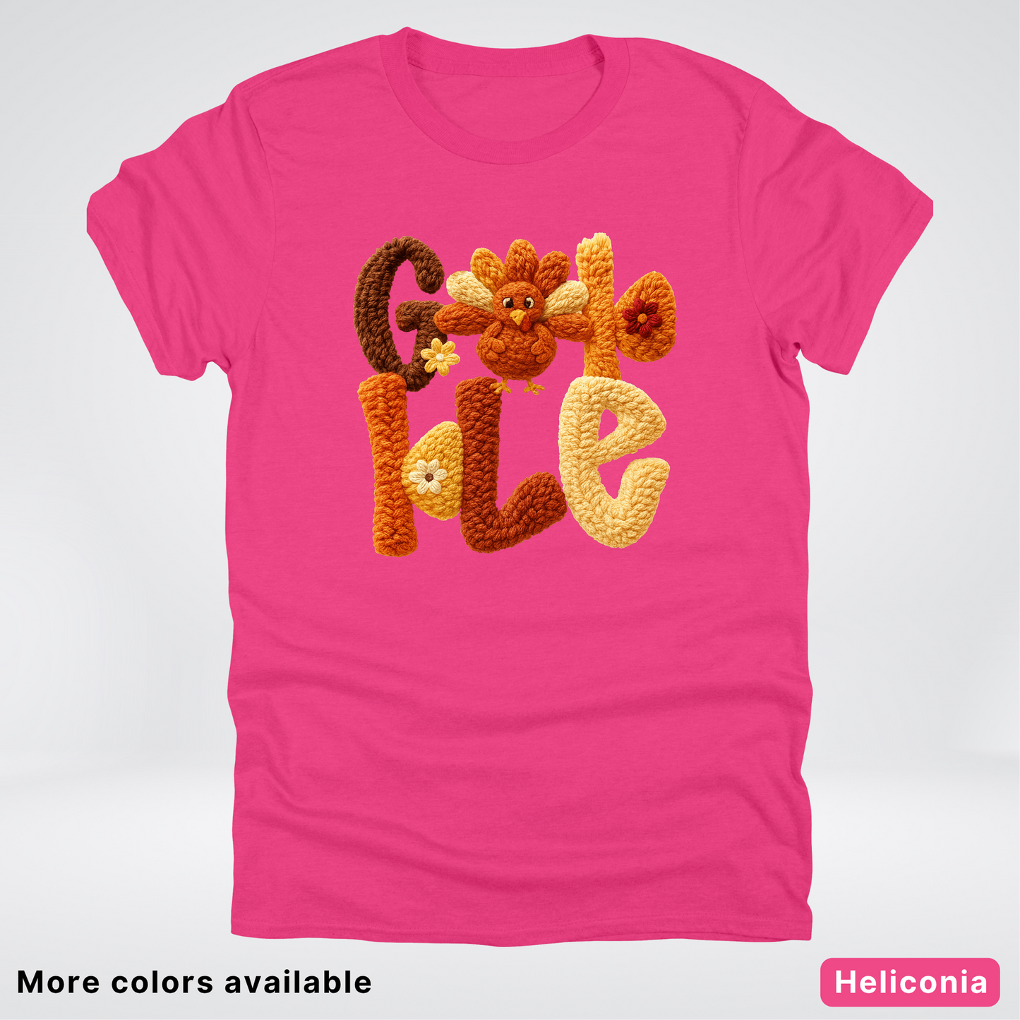 Gobble Crochet Turkey - T-Shirts