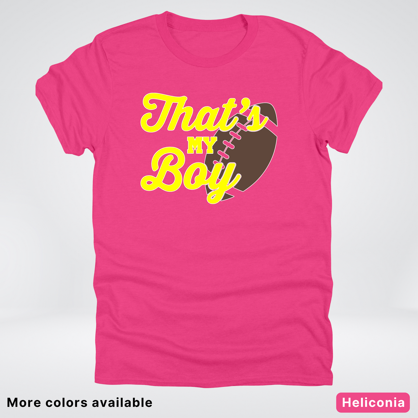 That's My Boy - Yellow Design - Football - T-Shirt