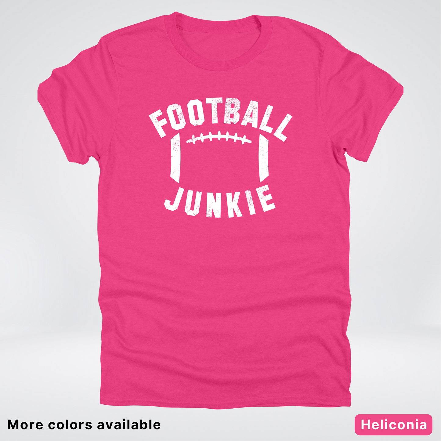 Football Junkie – White Design - T-Shirt