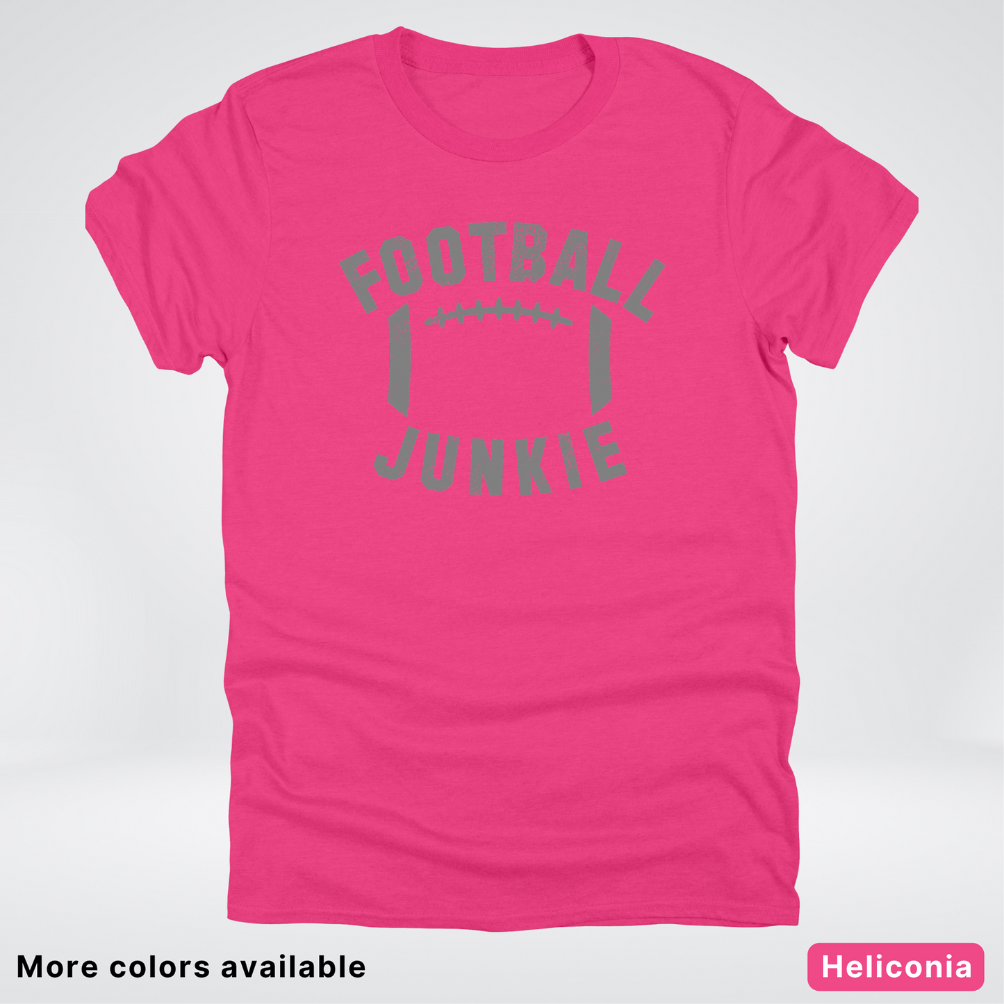 Football Junkie – Gray Design - T-Shirt