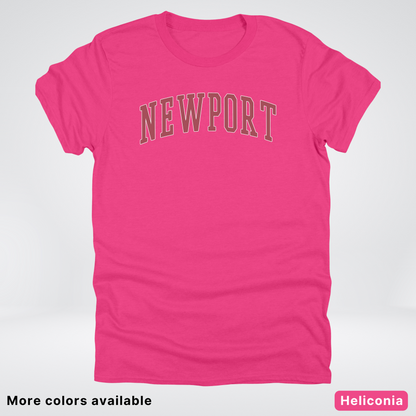 Newport Destination - Red Design - T-Shirt