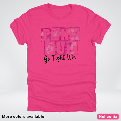 Pink Out Go Fight Win Football - T-Shirt
