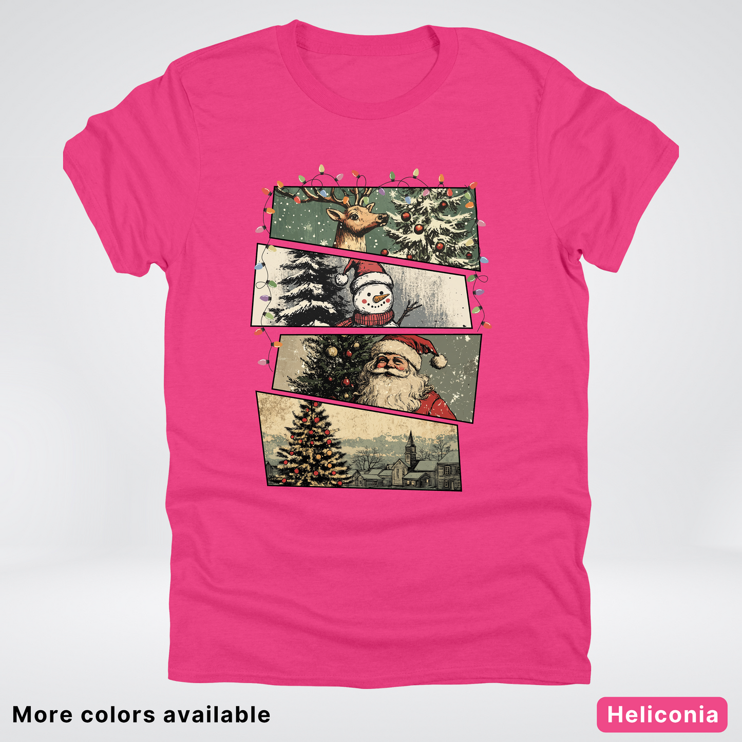 Retro Holiday Collage - T-Shirt