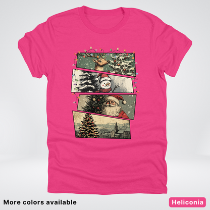 Retro Holiday Collage - T-Shirt
