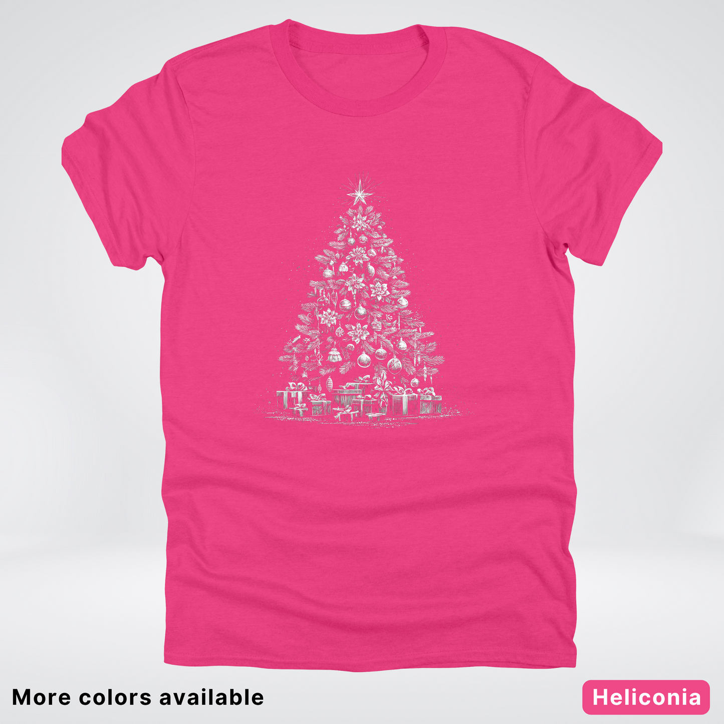 Classic Christmas Tree with Gifts - T-Shirt