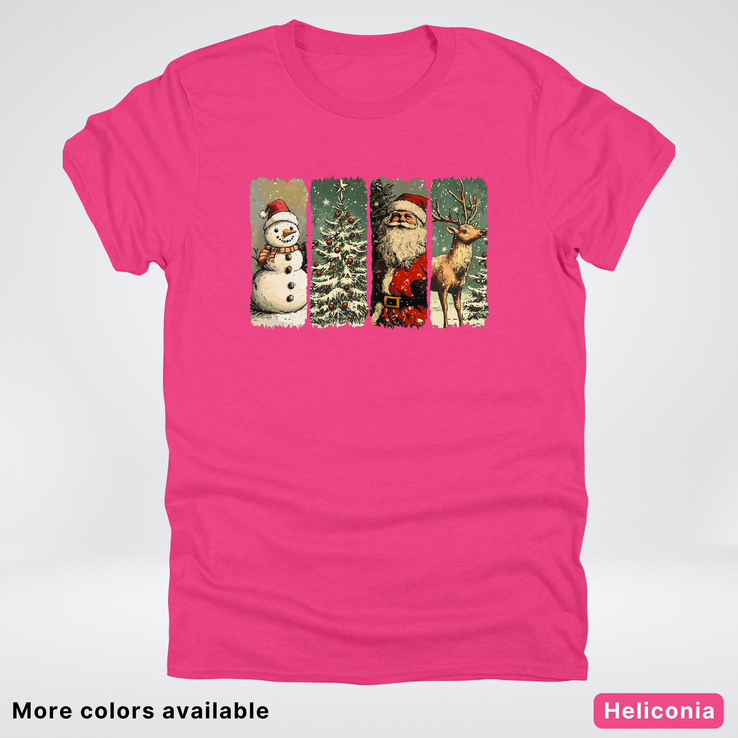 Classic Christmas Strip Art - T-Shirt
