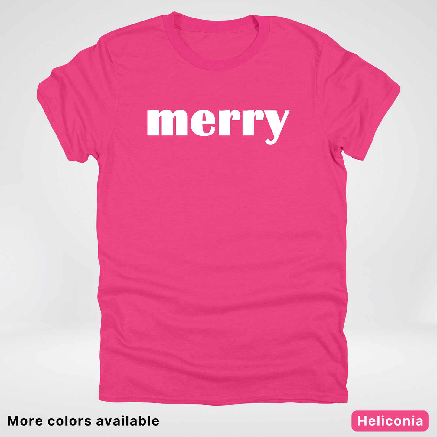 Merry - White Design - T-Shirt