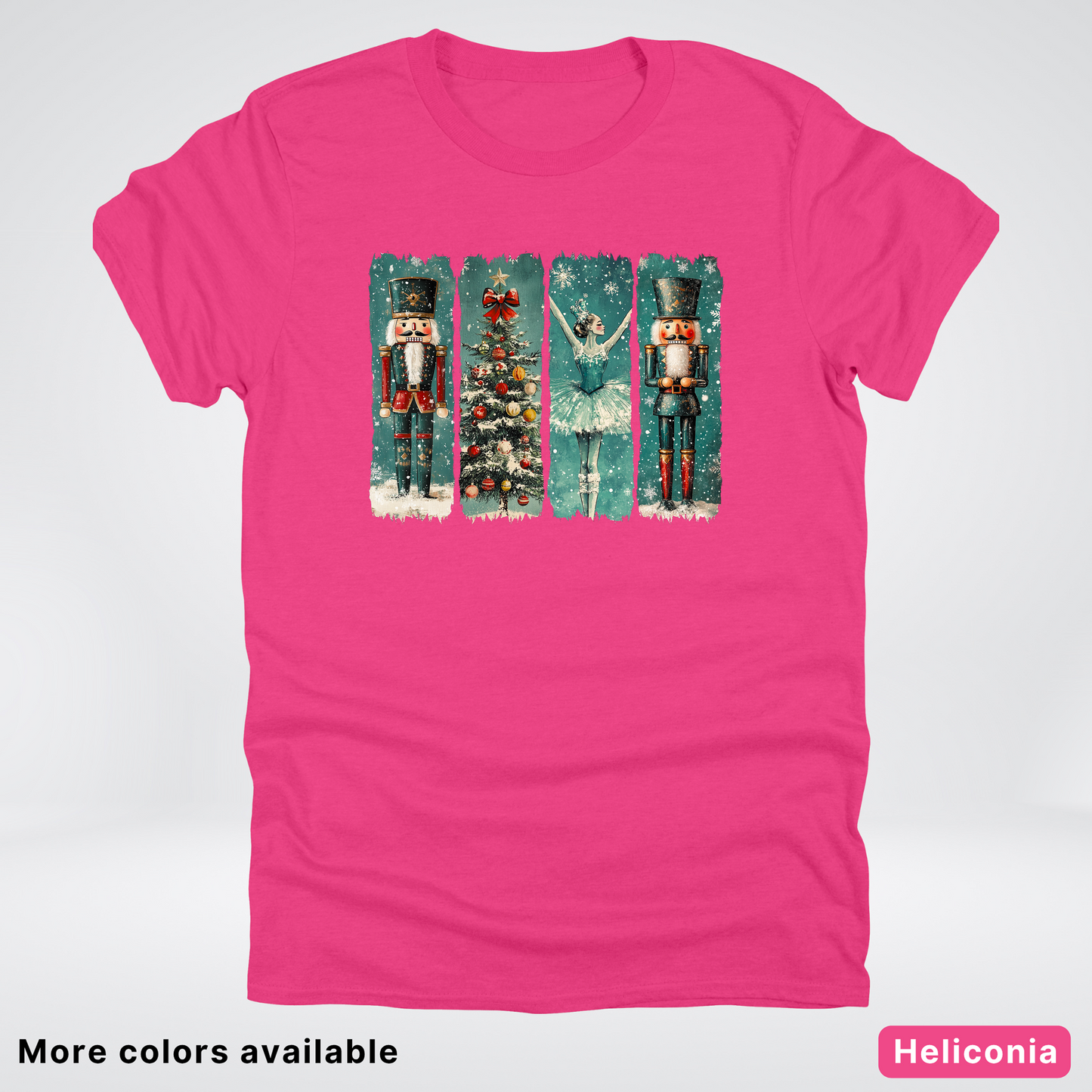 Vintage Nutcracker Ballet Panel - T-Shirt