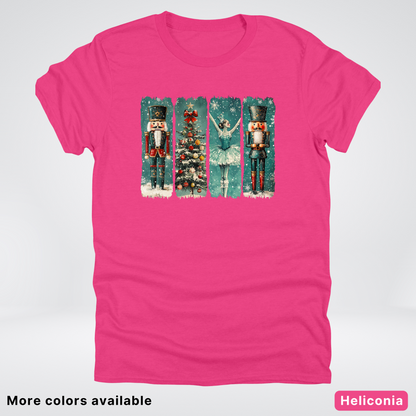 Vintage Nutcracker Ballet Panel - T-Shirt