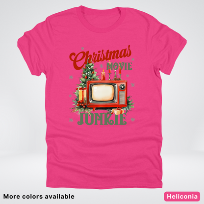 Vintage Christmas Movie Lover - T-Shirt