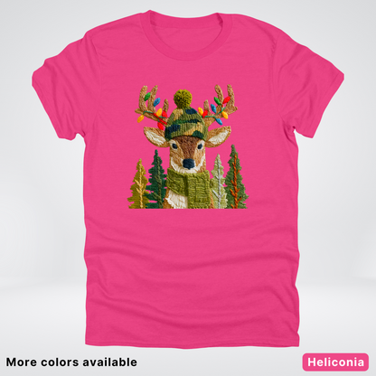 Ornament Antler Reindeer Hook Yard Faux - T-Shirt