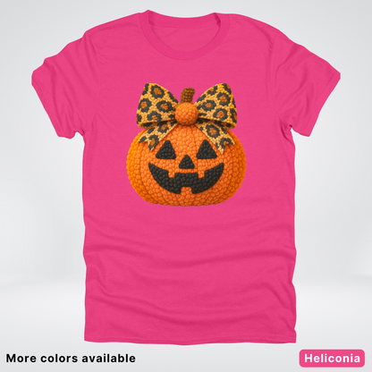 Coquette Crochet Pumpkin - T-Shirt
